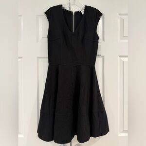 Bar III Black Mini Fit & Flare Cocktail Dress with Chic Design